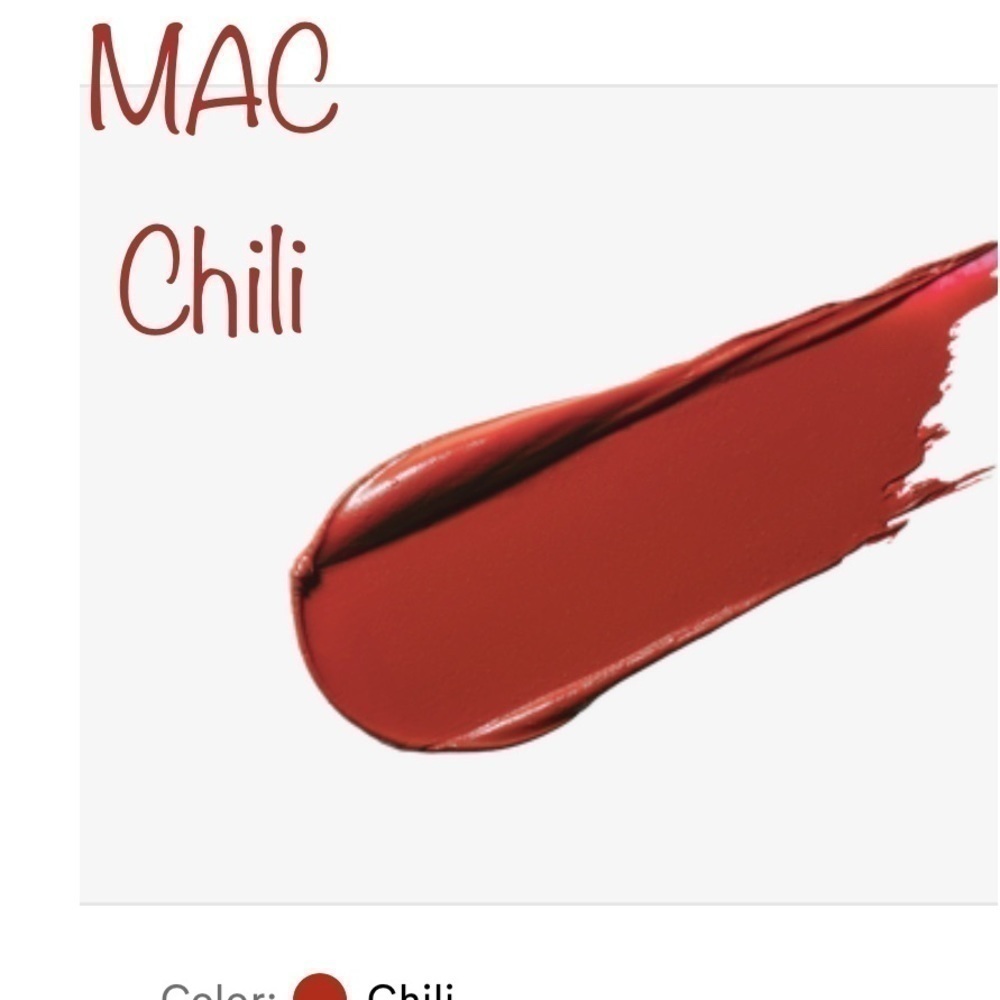 BUNDLE ONLY—MAC LIPSTICK CHILI MINI: NEW IN BOX. - Picture 3 of 5
